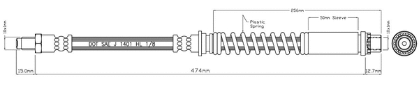 Brake Hose (VBH1044)