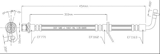 Brake Hose (VBJ663)