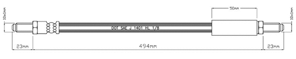 Brake Hose (VBH326)