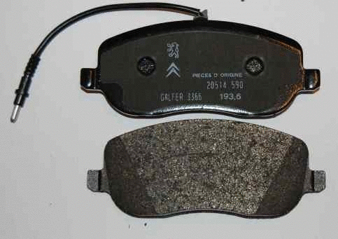 Brake Pad Set, disc brake (LVXL1087)