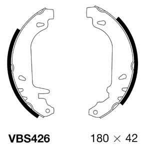 Brake Shoe Set (VBS426)