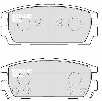 Brake Pad Set, disc brake (LVXL1193)