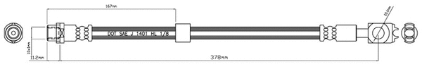 Brake Hose (VBJ217)