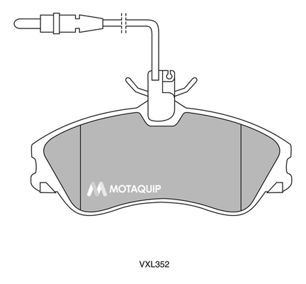 Brake Pad Set, disc brake (LVXL352)