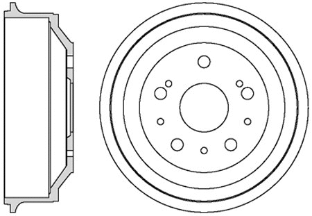 Brake Drum (VBD665)