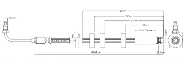 Brake Hose (VBH1167)