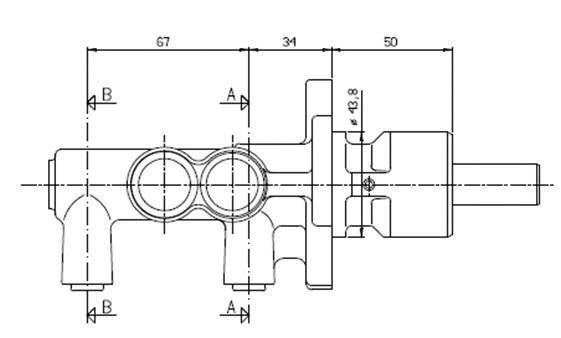 Brake Master Cylinder (VMC185)
