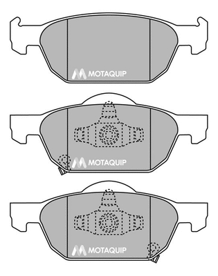 Brake Pad Set, disc brake (LVXL1443)