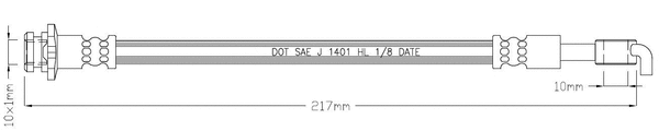 Brake Hose (LVBH1625)