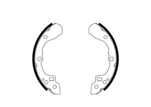 Brake Shoe Set (VBS671)