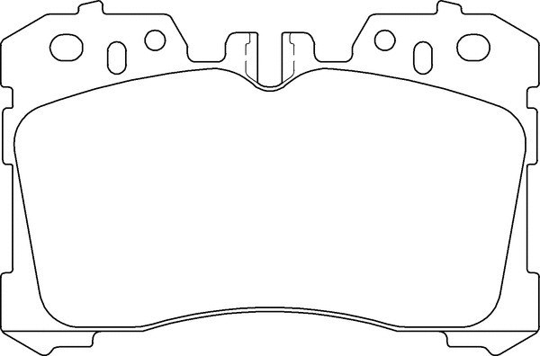Brake Pad Set, disc brake (LVXL1648)