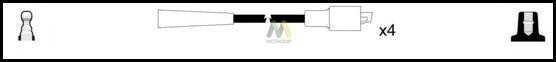 Ignition Cable Kit (LDRL1334)