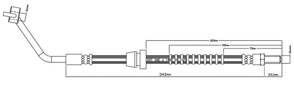 Brake Hose (VBH738)