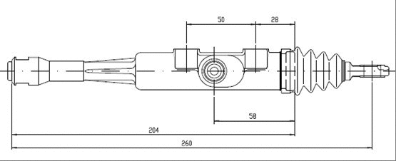 Master Cylinder, clutch (VCM107)