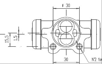 Wheel Brake Cylinder (VWC728)