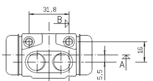 Wheel Brake Cylinder (VWC820)