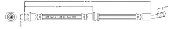 Brake Hose (VBH1235)