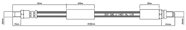 Brake Hose (VBJ294)
