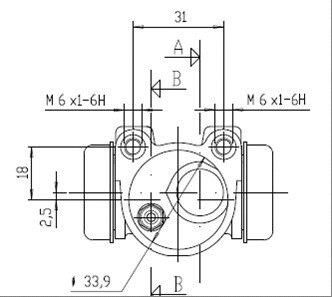 Wheel Brake Cylinder (VWC548)