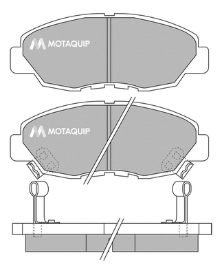 Brake Pad Set, disc brake (LVXL774)
