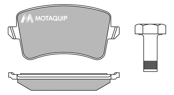 Brake Pad Set, disc brake (LVXL1387)