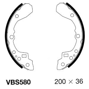Brake Shoe Set (VBS580)