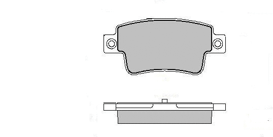Brake Pad Set, disc brake (LVXL1684)