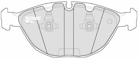 Brake Pad Set, disc brake (LVXL1179)