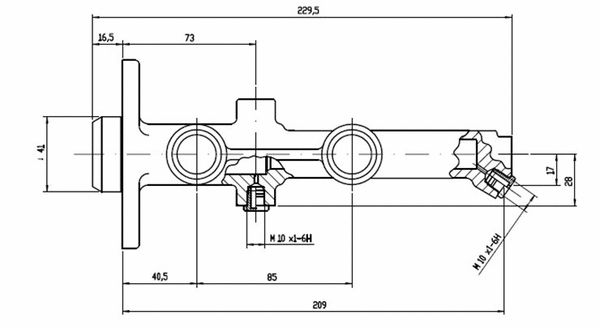 Brake Master Cylinder (VMC126)