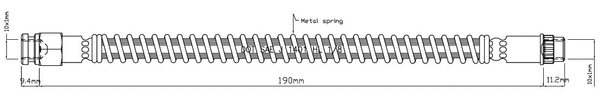 Brake Hose (VBH1143)