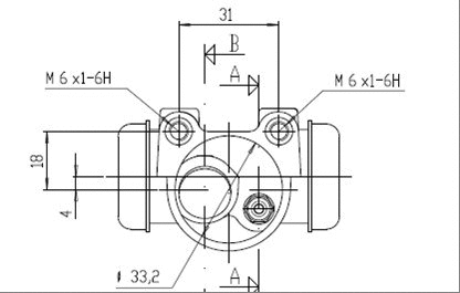 Wheel Brake Cylinder (VWC551)