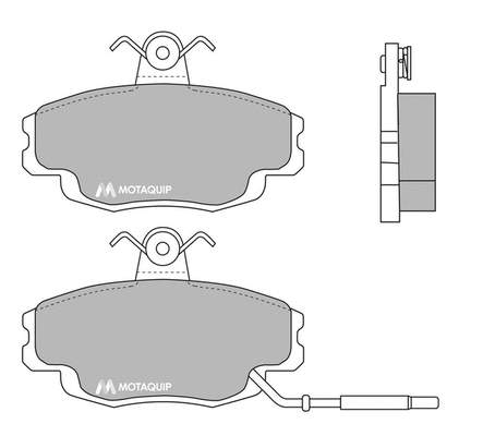 Brake Pad Set, disc brake (LVXL318)