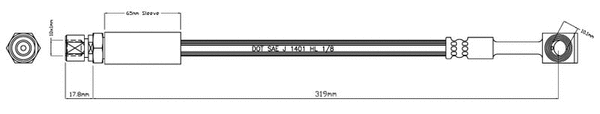 Brake Hose (VBH749)