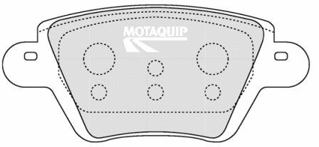 Brake Pad Set, disc brake (LVXL1247)