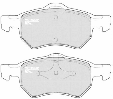 Brake Pad Set, disc brake (LVXL1178)