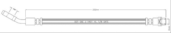 Brake Hose (VBH1205)