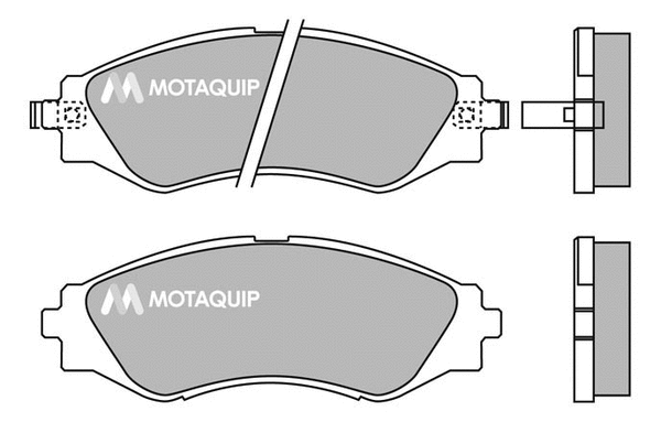 Brake Pad Set, disc brake (LVXL1384)