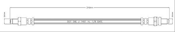 Brake Hose (VBH1197)