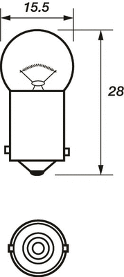 Bulb, direction indicator (VBU989)