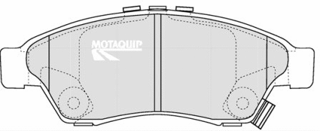 Brake Pad Set, disc brake (LVXL1102)