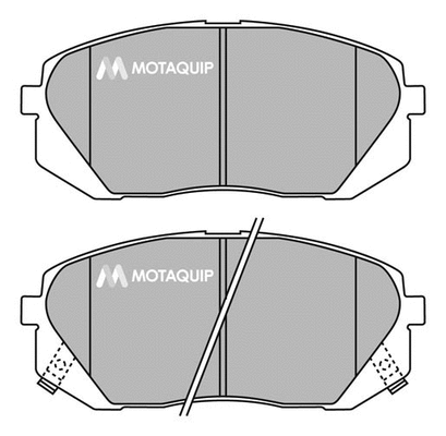 Brake Pad Set, disc brake (LVXL1452)