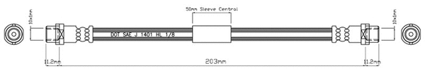 Brake Hose (VBJ282)