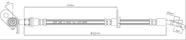 Brake Hose (VBJ278)