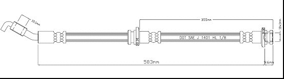 Brake Hose (VBH1132)