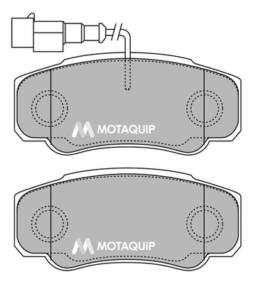 Brake Pad Set, disc brake (LVXL1436)