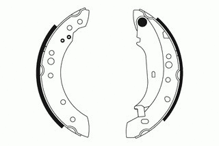 Brake Shoe Set (LVBS802)