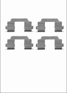 Accessory Kit, disc brake pad (LVMK1085)