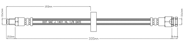 Brake Hose (VBJ248)