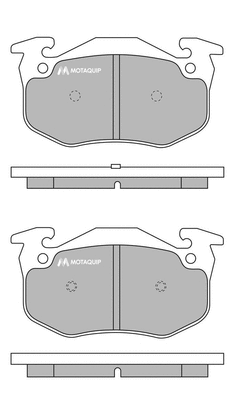 Brake Pad Set, disc brake (LVXL745)
