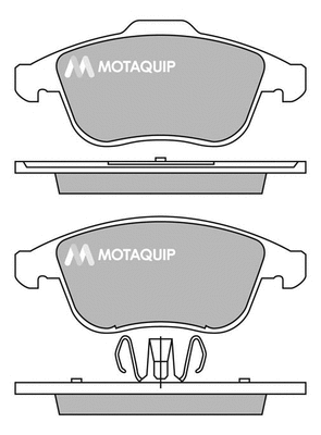 Brake Pad Set, disc brake (LVXL1419)